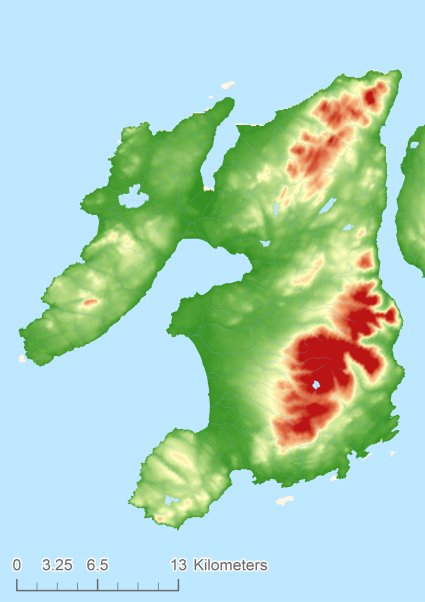 Islay Modelo digital del terreno - MDT