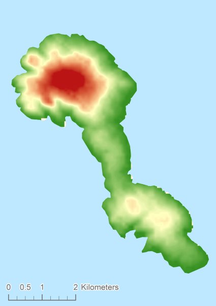 Silba Цифровая модель местности - DTM