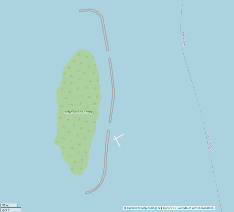 Aardbeieneiland Map