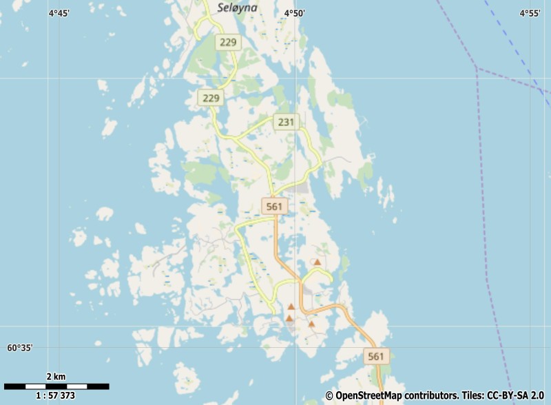 Alvøyna Mapa