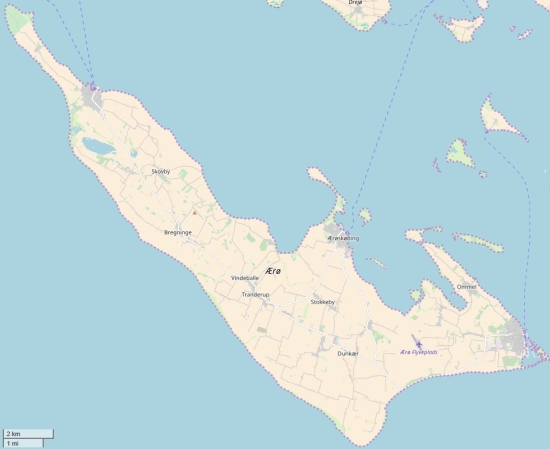 Ærø Map