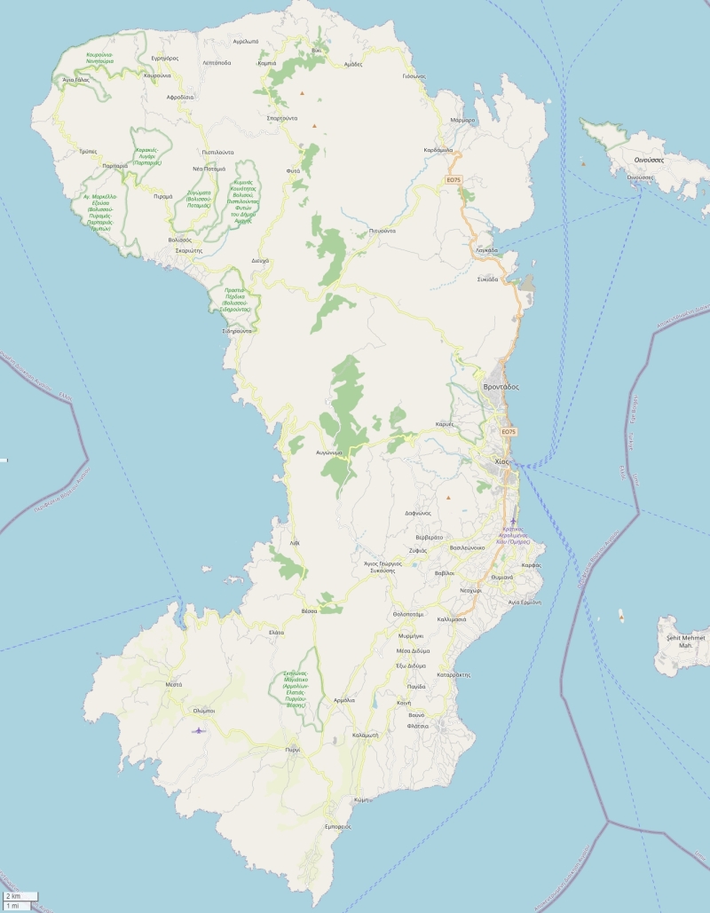 Chios Mapa