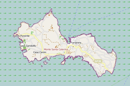 Di Favignana Map