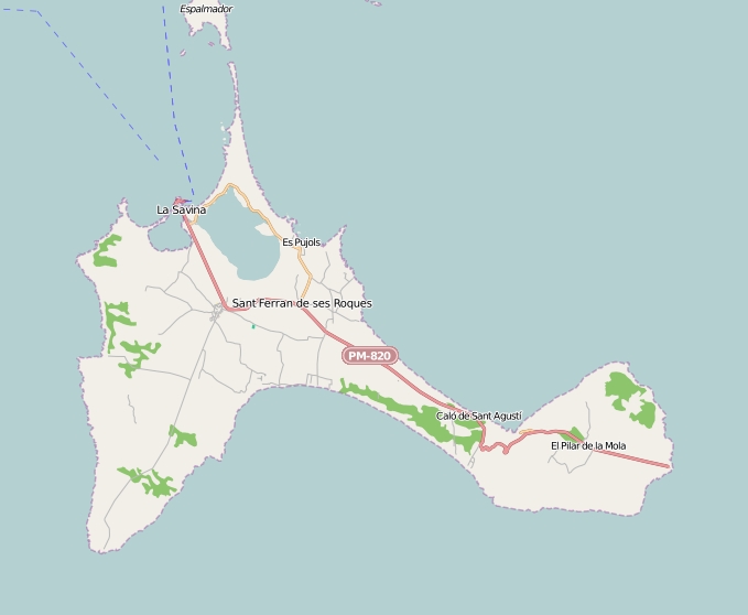 Formentera Map