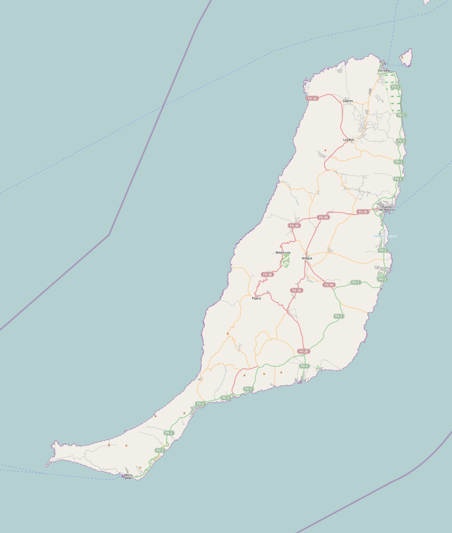 Fuerteventura Map