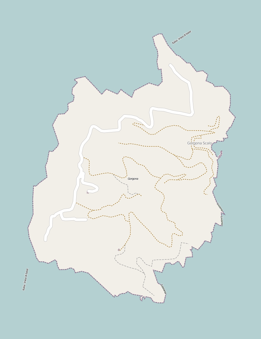 Gorgona Mapa