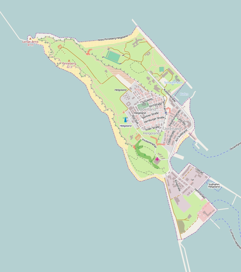 Helgoland карта