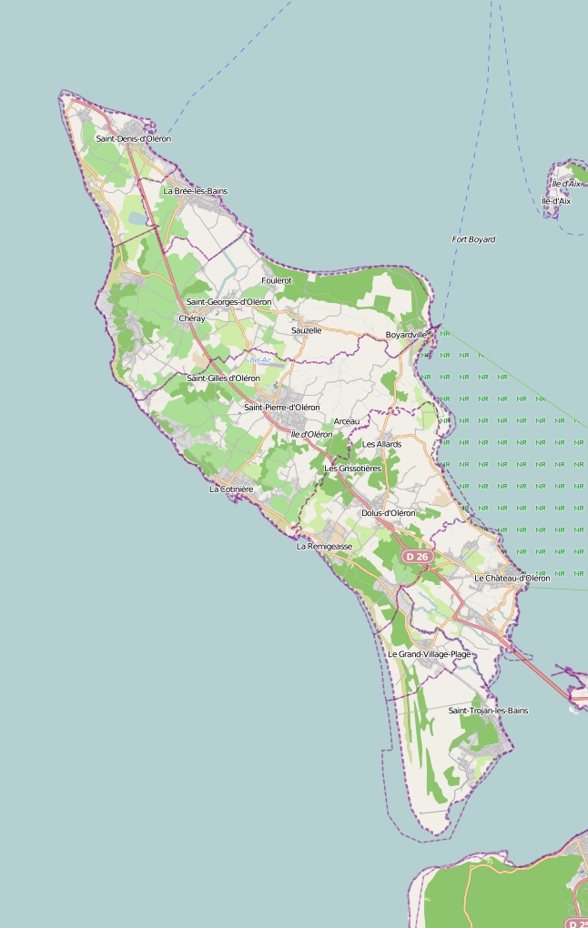 Île d'Oléron карта