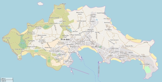 Île de Batz Mapa