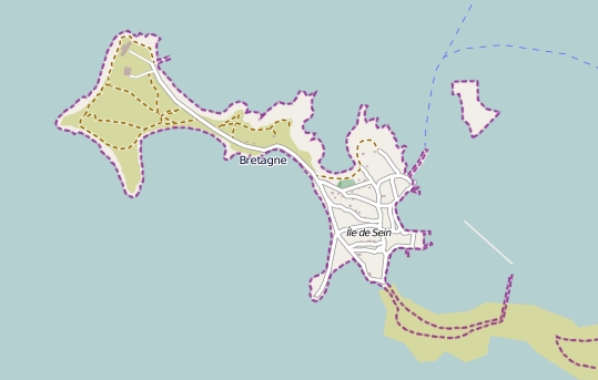 Île de Sein Mapa