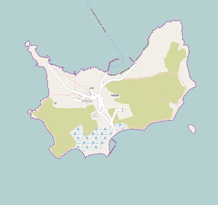 Île Hoëdic Carte