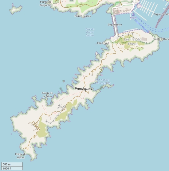Île Pomègues карта