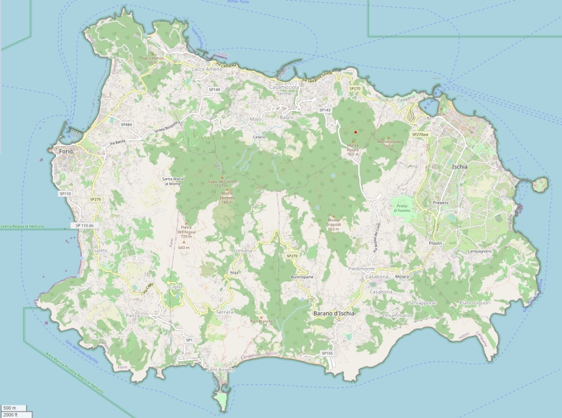 Ischia Mapa