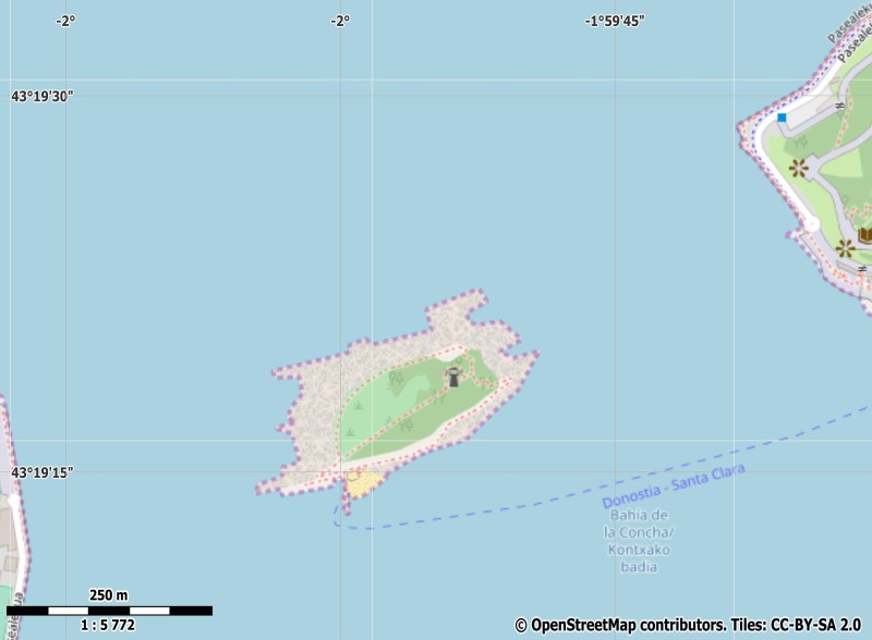 Santa Clara eiland карта