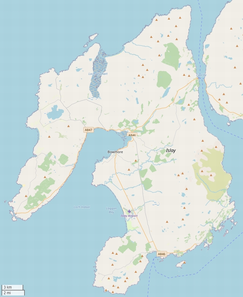 Islay Karte