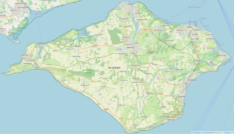 Isle of Wight Karte