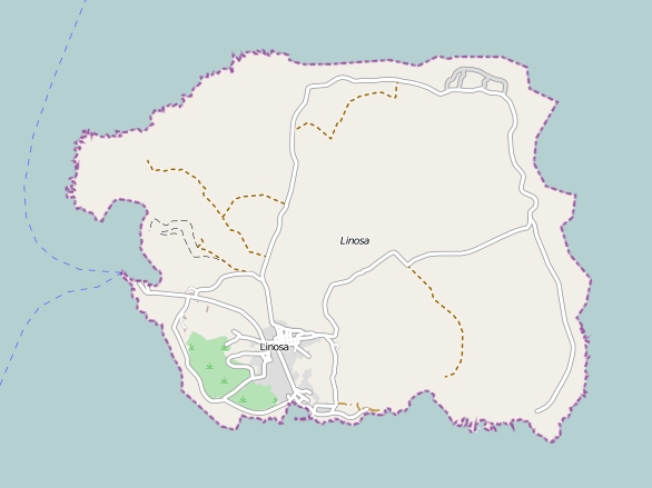 Linosa Mapa