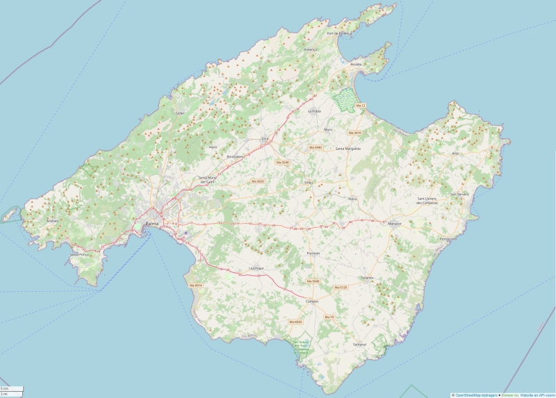 Mallorca карта