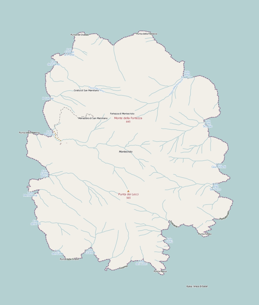 Montecristo Mapa