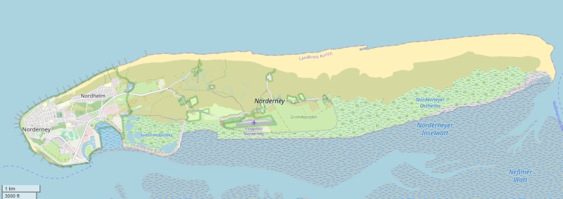 Norderney Karte