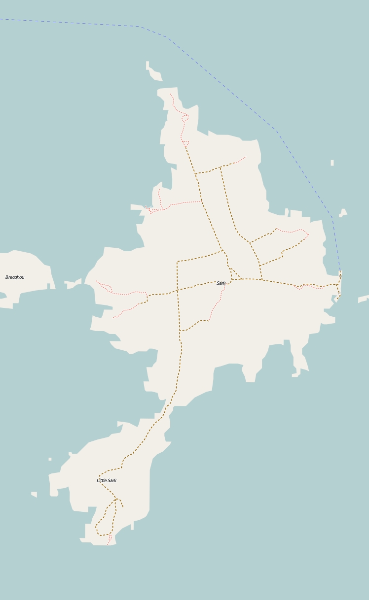 Sark Mapa