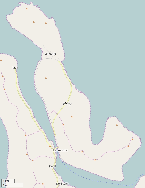 Viðoy Map