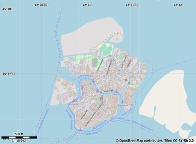 Isola di Murano map