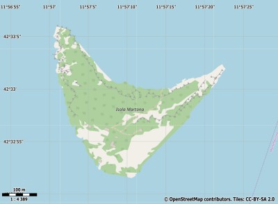 Isola Martana map