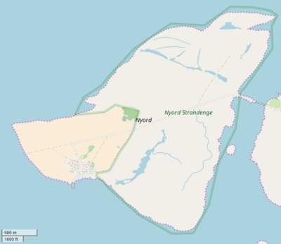 Nyord map