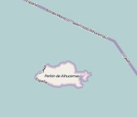 Peñon de Alhucemas map