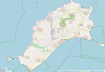 Ilha de Porto Santo  map