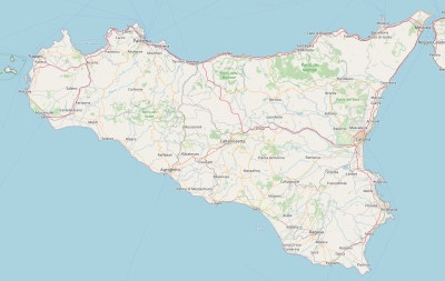 Sicilien map