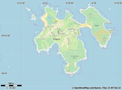 St Agnes map