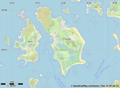 Tresco map