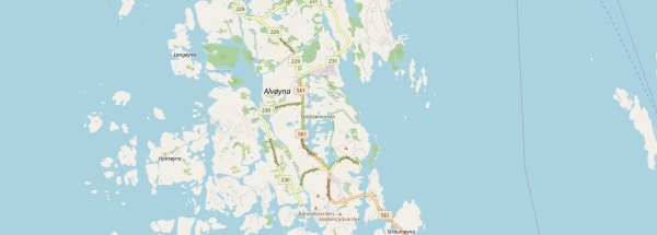   Majoitus Nähtävyydet saari Alvøyna Matkailu 