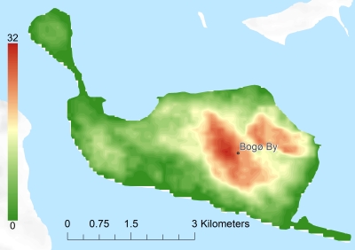 Bogø Цифровая модель местности - DTM