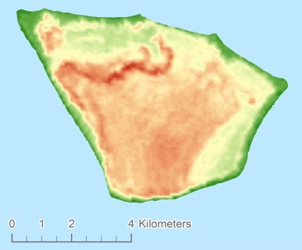 Gotska Sandön Digital terrain model - DTM