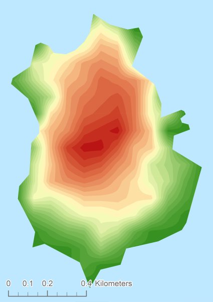 Île-Molène Modelo Digital de Terreno - DTM
