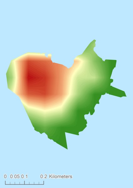 Islas Medas Цифровая модель местности - DTM