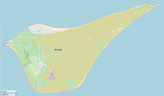 Anholt Mappa