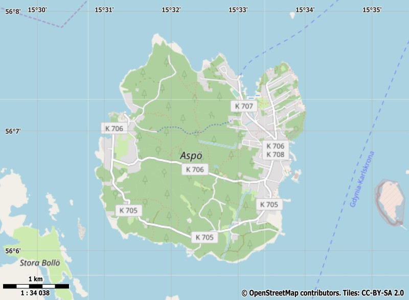 Aspö Map