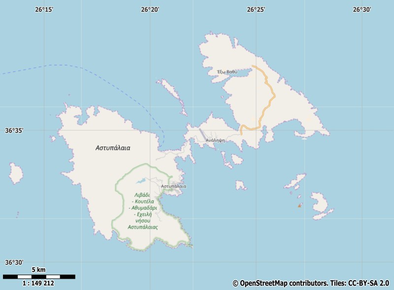 Astypalaia карта