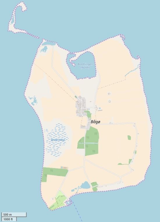 Bågø Mapa