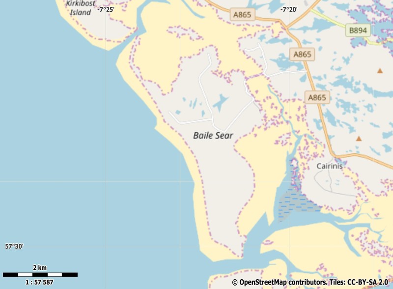 Baleshare Map