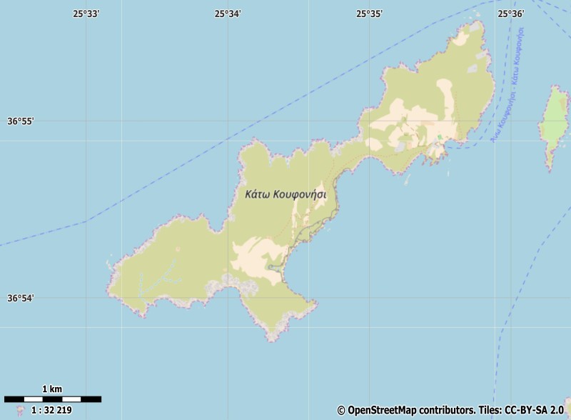Laag Koufonissi Map
