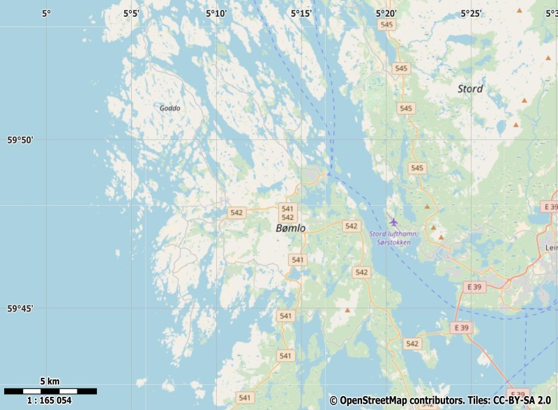 Bømlo карта