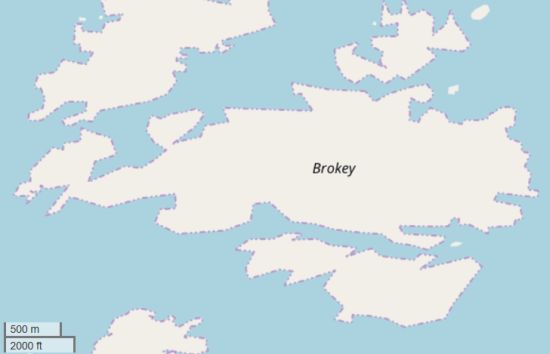 Brokey Mapa
