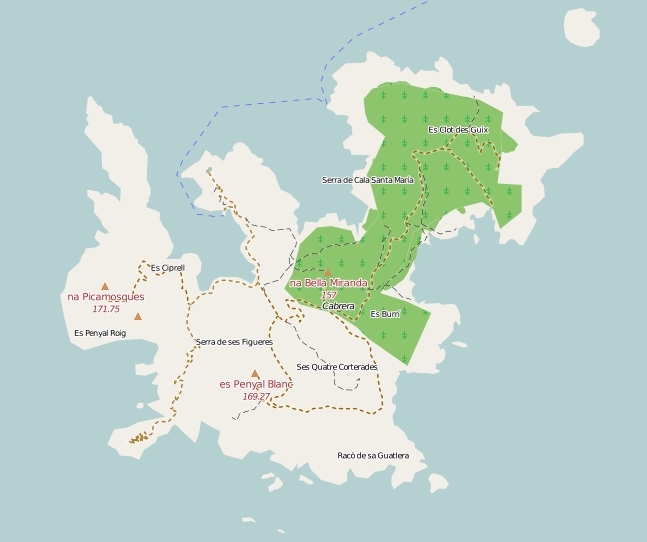 Cabrera карта