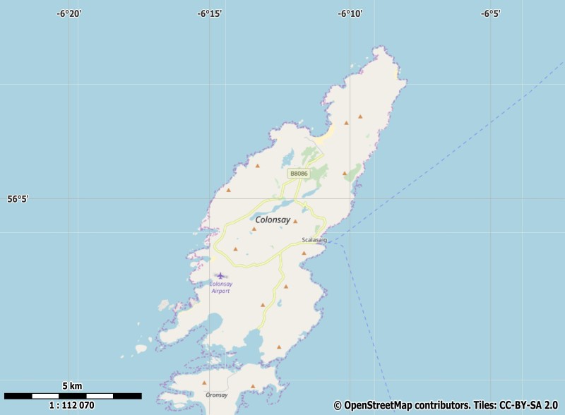 Colonsay Map
