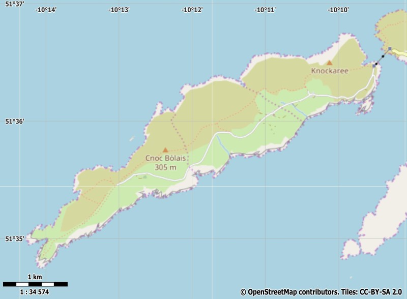 Dursey Mapa